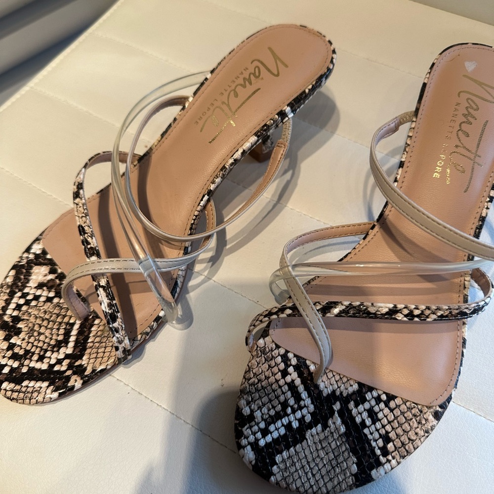 Nanette Lepore Kitten Heel Opened Toe Heel